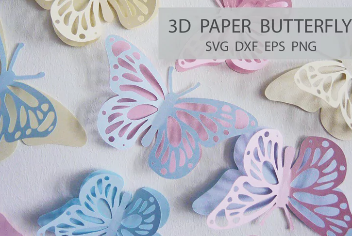 Butterfly-Cricut-3D