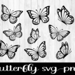Butterfly SVG, Butterfly SVG Bundle, Layered Butterfly Bundle Cricut SVG Files