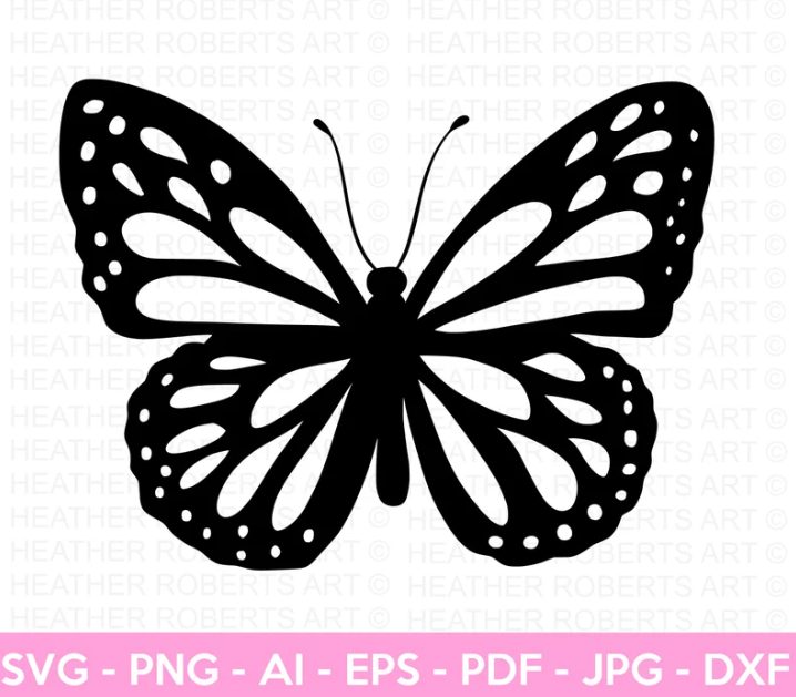 Butterfly SVG, Cricut, Silhouette, Butterfly