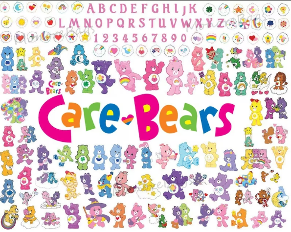 Care Bear SVG Bundle, Care Bears SVG, Care Bear Font, Cartoon Bundle SVG Free Download