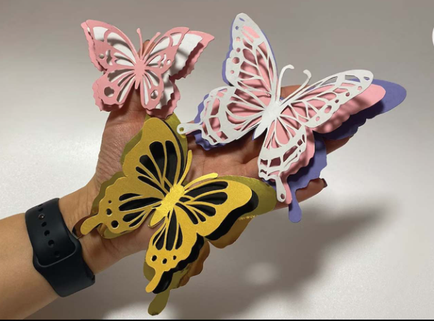 Free 3D Butterfly SVG for Cricut