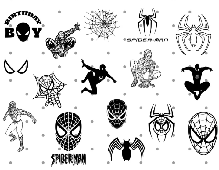 Spiderman SVG, Spiderman Silhouette Spiderman Cricut Hero SVG