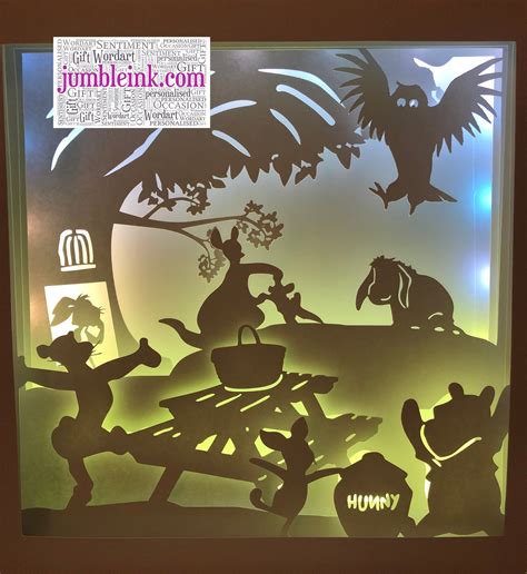 112+ Download Winnie The Pooh Shadow Box -  Instant Download Shadow Box SVG