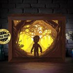 150+ Download Paper Cut Light Box Free Template -  Shadow Box SVG Printable