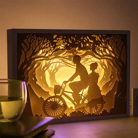 188+ Free Light Box Card Paper Light Box Template -  Popular Shadow Box Crafters File