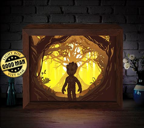 199+ Free 3d Light Box Templates -  Instant Download Shadow Box SVG