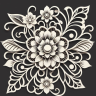 3D Flower Laser Cut SVG ,Flower SVG Design CNC Files