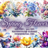 Spring Flowers Clipart, Spring Flower Png, SVG Spring Flowers Clipart, Free Spring Flower Png
