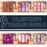 Valentine's Day Tumbler Sublimation Bundle, Digital Download 20oz Skinny Tumbler Wrap, Love Tumbler Sublimation Bundle